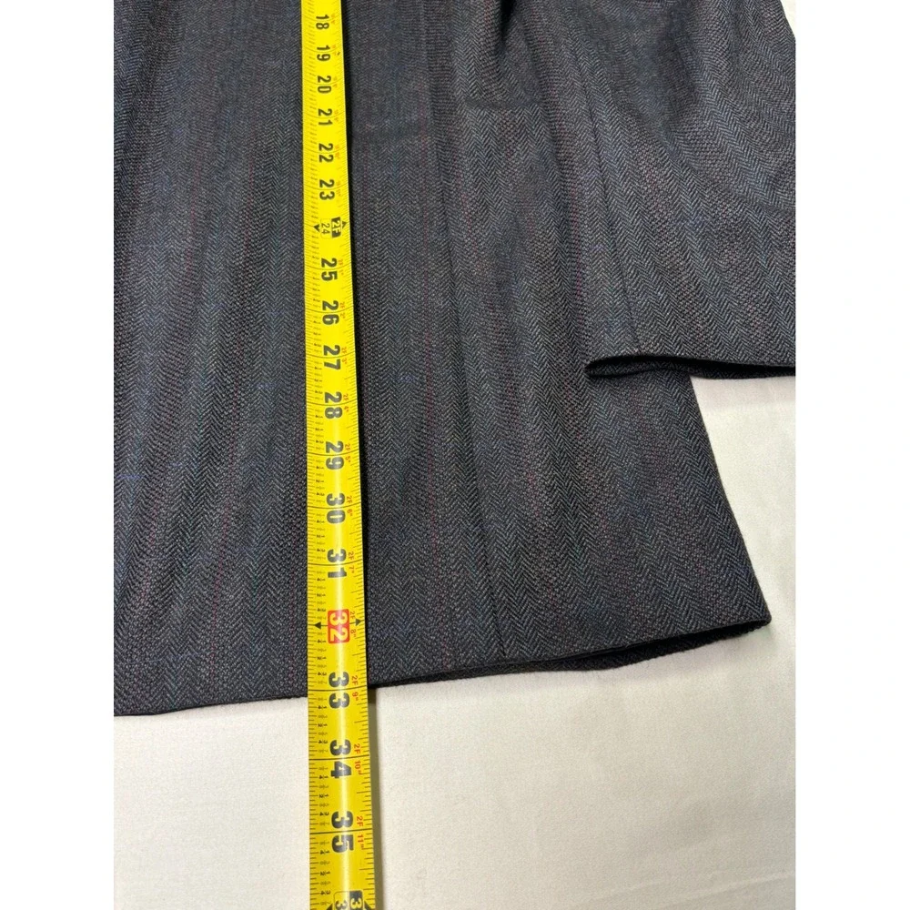 Lauren Ralph Lauren Wool Blazer Herringbone Sport Coat‎ Made in Canada 44L